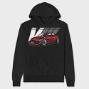 LANCER EVO VIII, Hanorac Oversize Barbati (Unisex)