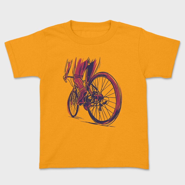 Muscular Cyclist, Tricou Copii