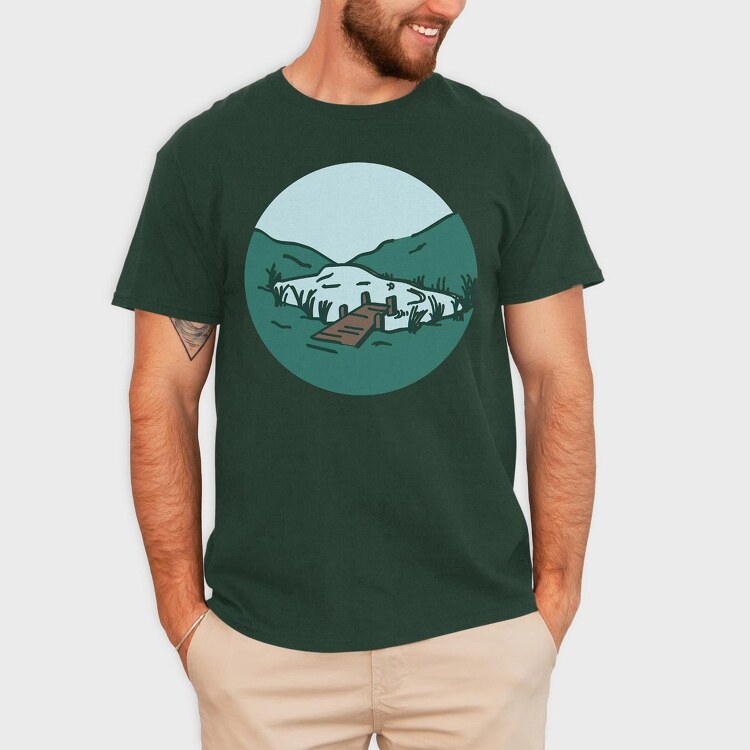 Nature Scenery, Tricou Barbati (Unisex)