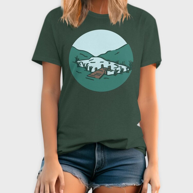 Nature Scenery, Tricou Barbati (Unisex)