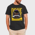 Evo Drive Flame, Tricou Barbati (Unisex)