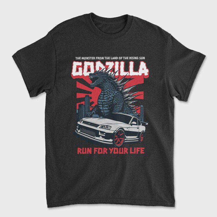 Godzilla Gtr Skyline, Tricou Barbati (Unisex)