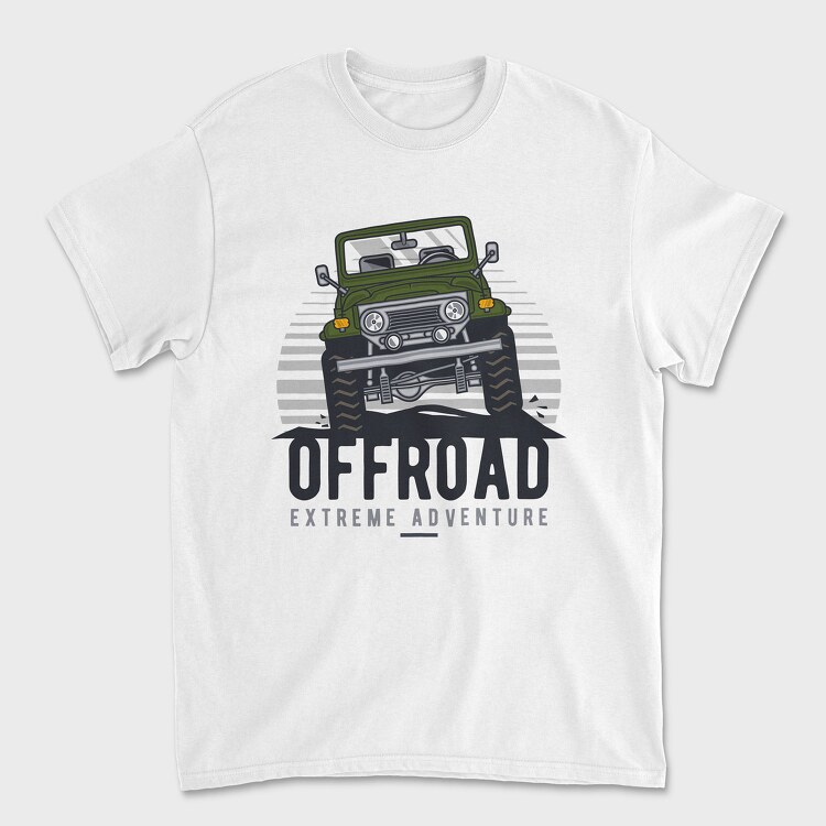 Offroad Extreme Adventure Jeep, Tricou Barbati (Unisex)