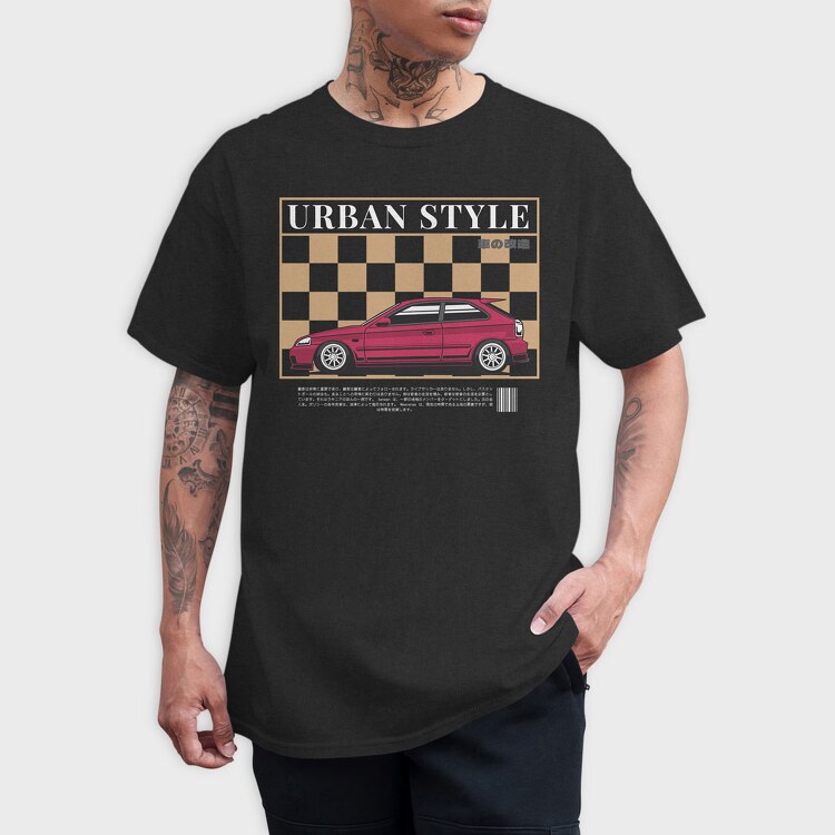 Honda Civic 93, Tricou Barbati (Unisex)