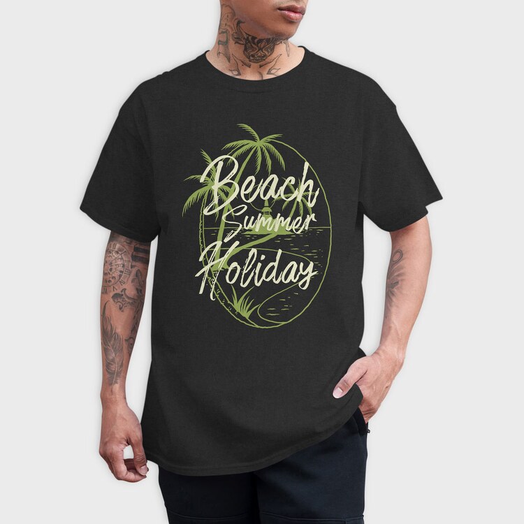 Beach Island, Tricou Barbati (Unisex)