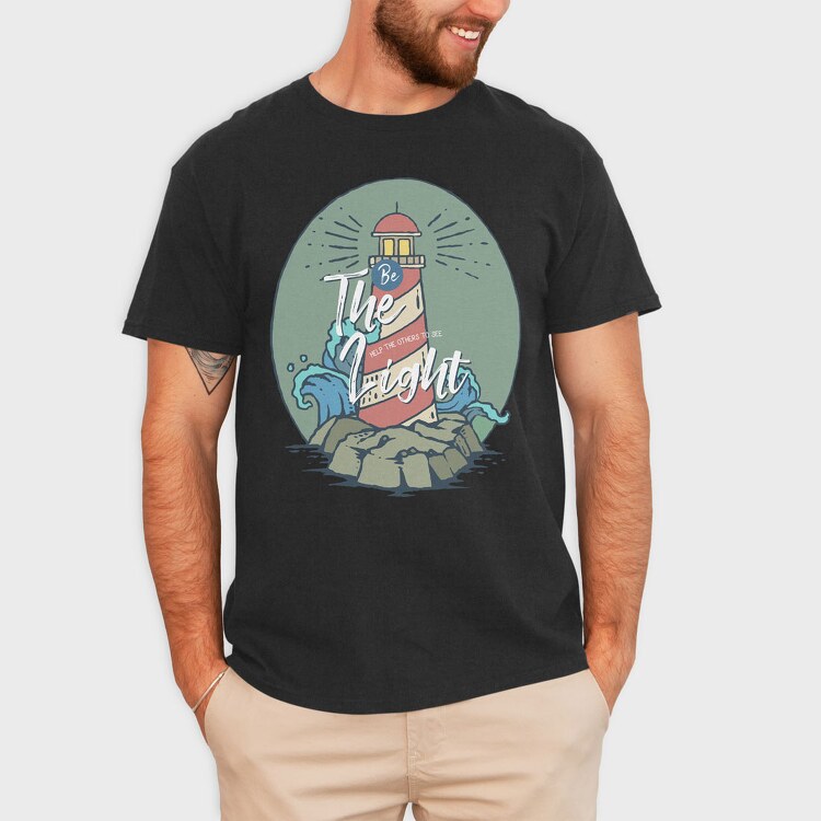 Light House, Tricou Barbati (Unisex)