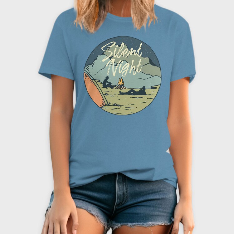 Camp Silent Night, Tricou Barbati (Unisex)