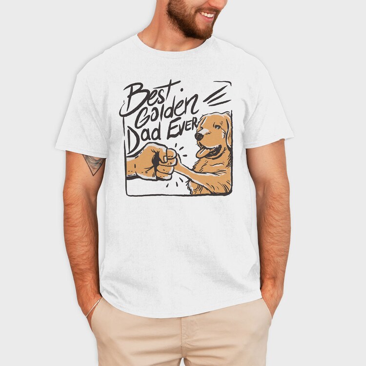 Retriever Dad, Tricou Barbati (Unisex)