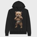 Boxer Teddy, Hanorac Oversize Barbati (Unisex)