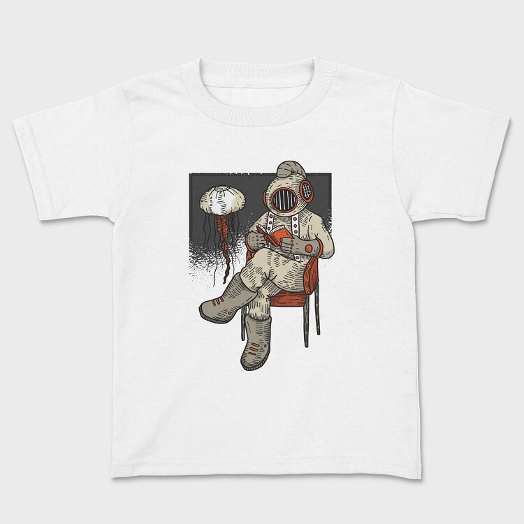 Reading Diver, Tricou Copii