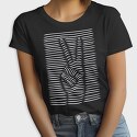 Peace Sign 3D, Tricou Femei