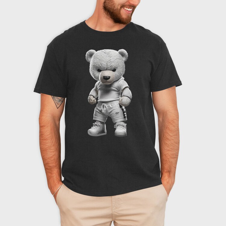 Athlete Teddy Bear, Tricou Barbati (Unisex)