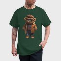 Vintage Teddy Bear, Tricou Barbati (Unisex)