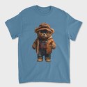 Vintage Teddy Bear, Tricou Barbati (Unisex)