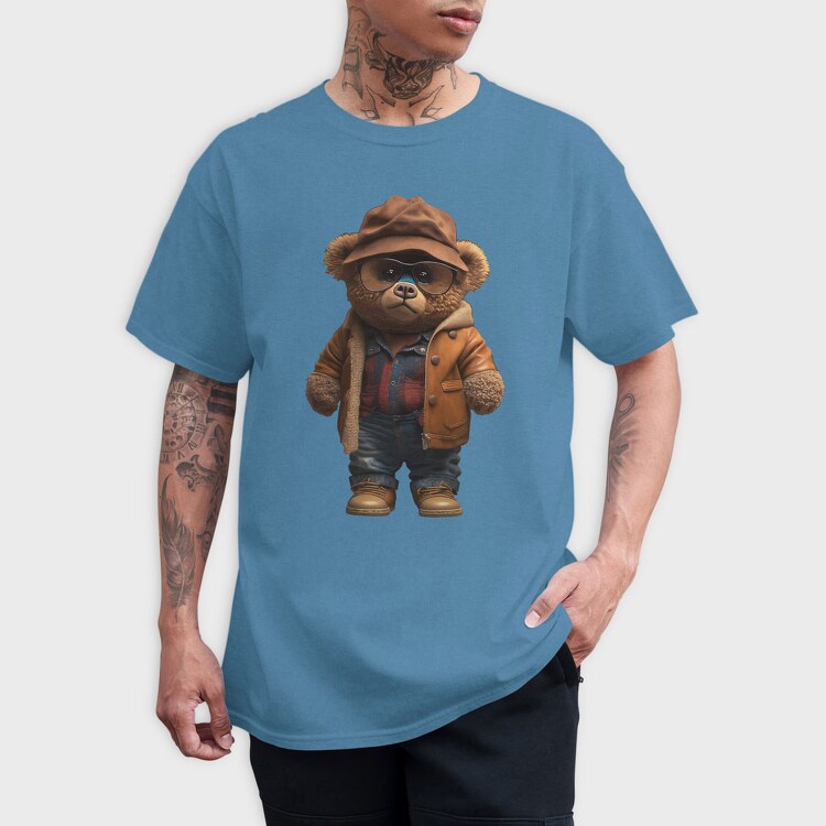 Vintage Teddy Bear, Tricou Barbati (Unisex)