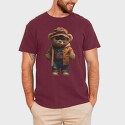 Vintage Teddy Bear, Tricou Barbati (Unisex)