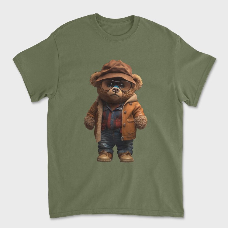 Vintage Teddy Bear, Tricou Barbati (Unisex)
