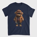 Vintage Teddy Bear, Tricou Barbati (Unisex)