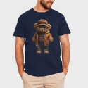 Vintage Teddy Bear, Tricou Barbati (Unisex)