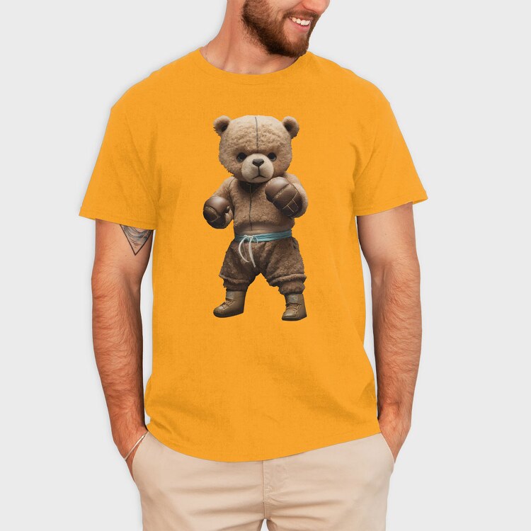 Boxer Teddy, Tricou Barbati (Unisex)