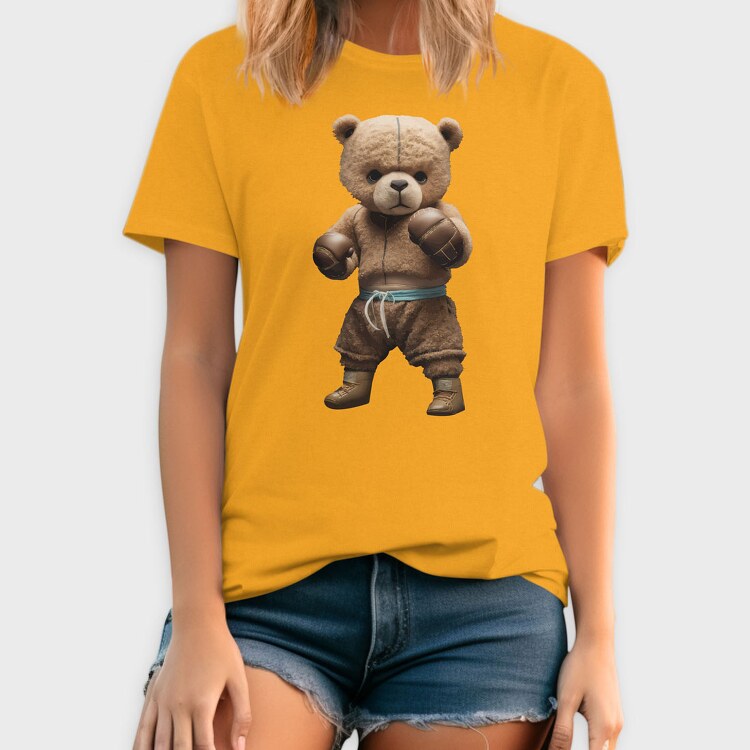 Boxer Teddy, Tricou Barbati (Unisex)