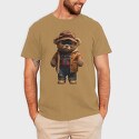 Vintage Teddy Bear, Tricou Barbati (Unisex)