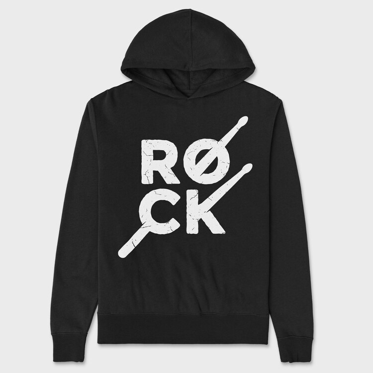 Rock Grunge, Hanorac Oversize Barbati (Unisex)