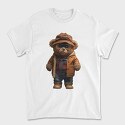 Vintage Teddy Bear, Tricou Barbati (Unisex)