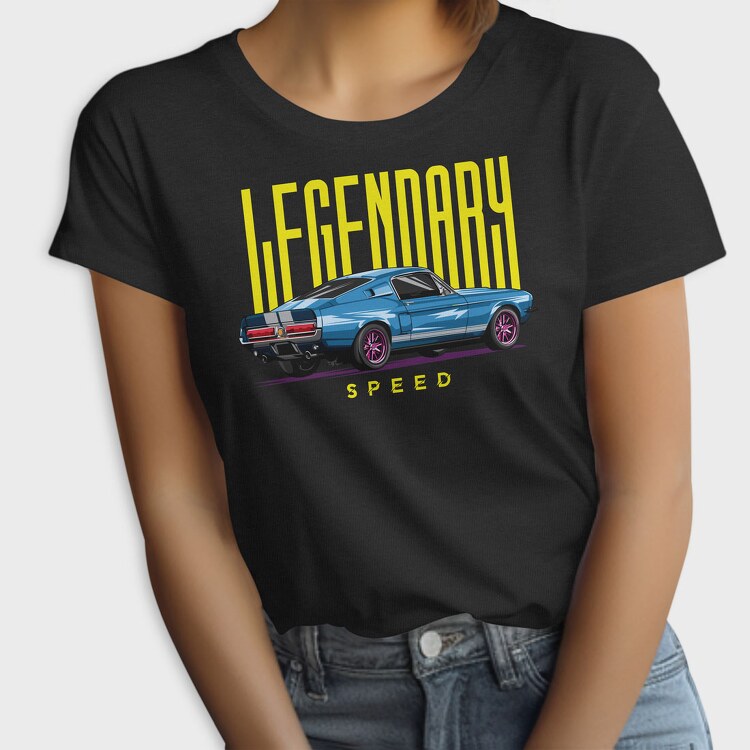 Legendary Speed Mustang, Tricou Femei