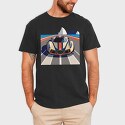 Retro Vintage Supercar, Tricou Barbati (Unisex)