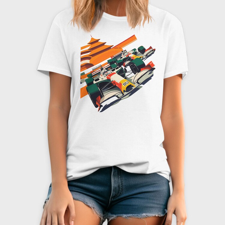Bauhaus Formula Racing Car, Tricou Barbati (Unisex)