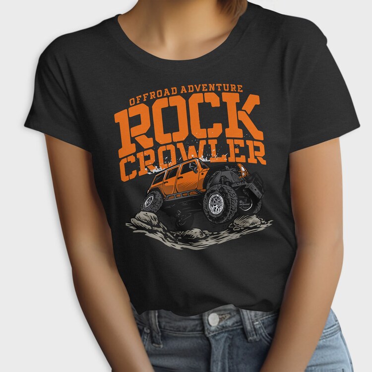 Offroad Adventure Rock Crowler Jeep, Tricou Femei