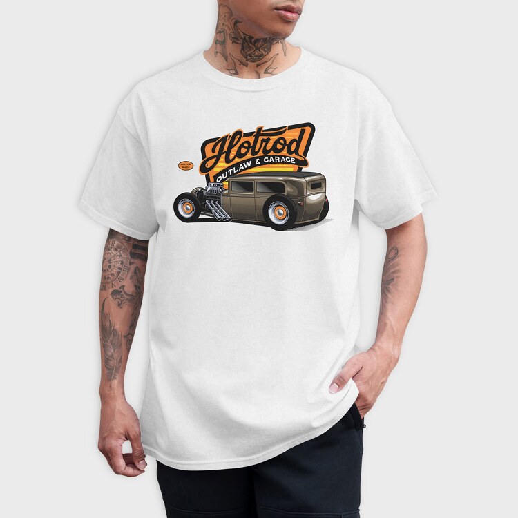 Hotrod 7, Tricou Barbati (Unisex)