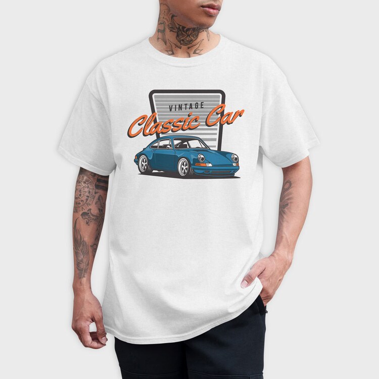 1974 Porsche 911, Tricou Barbati (Unisex)