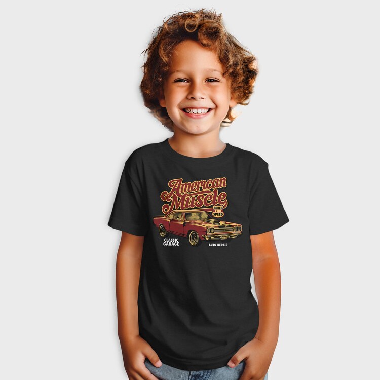 American Muscle Old Car, Tricou Copii