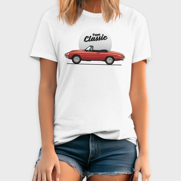 Alfa Romeo Duetto 1966, Tricou Barbati (Unisex)