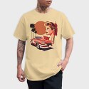 Classic Car Convertible Girl Trees, Tricou Barbati (Unisex)