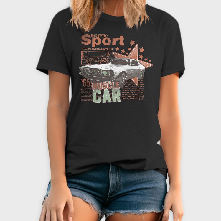 Gazette Sport Muscle Car 65, Tricou Barbati (Unisex)