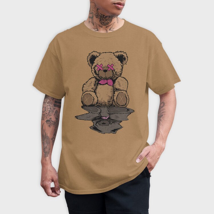 Broken Culture Bear, Tricou Barbati (Unisex)