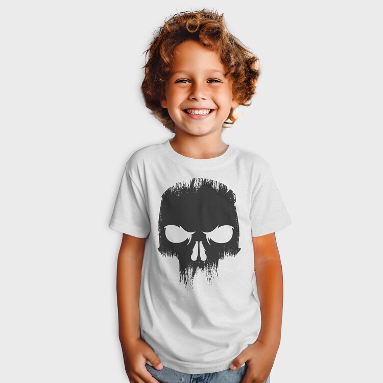 Angry Skull Black, Tricou Copii