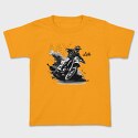 Motocross Rider Kicking Up Dirt Mx Life, Tricou Copii