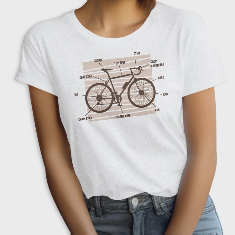 Bike Anatomy, Tricou Femei