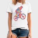 Colorful Cyclist, Tricou Barbati (Unisex)
