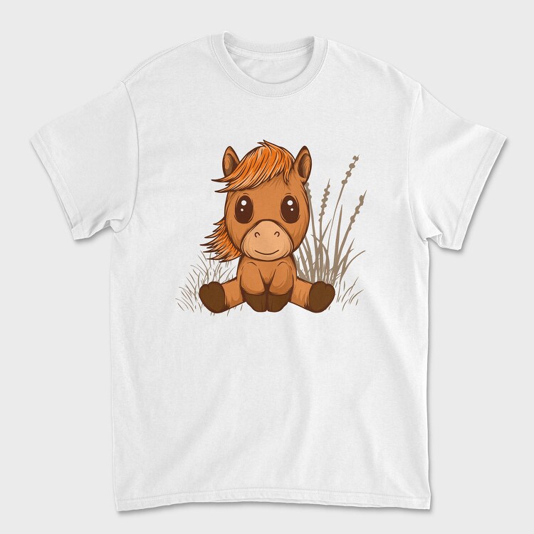 Cute Horse, Tricou Barbati (Unisex)
