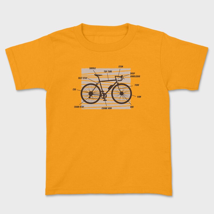 Bike Anatomy, Tricou Copii
