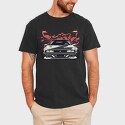 Futuristic Car Smoke, Tricou Barbati (Unisex)
