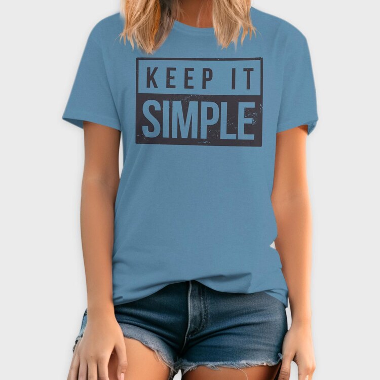 Keep It Simple, Tricou Barbati (Unisex)