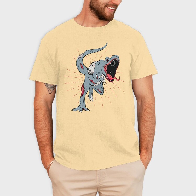 Zombie Trex, Tricou Barbati (Unisex)