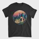 Camping, Tricou Barbati (Unisex)