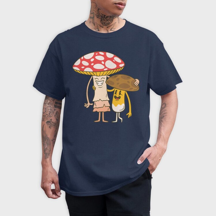 Mushrooms, Tricou Barbati (Unisex)